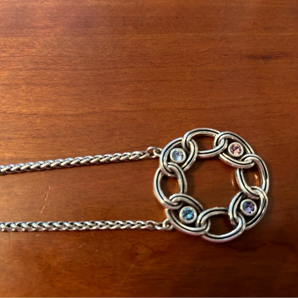 Brighton 20 in necklace with color stones